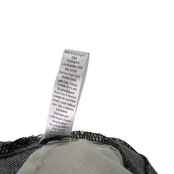 Marissa Webb WHITNEY Gray Stone Washed Corset Style High Rise Pleated Jeans 25 - Picture 9 of 11